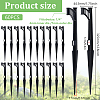 60Pcs PP Plastic Tubing Holder Stakes FIND-WA0001-05-2