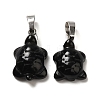 Natural Obsidian Pendants G-F758-A08-P-1