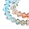 Gradient Color Baking Painted Glass Bead Strands X1-DGLA-A039-T2mm-A016-3