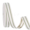 Cotton Stripe Pattern Ribbon OCOR-WH0078-550B-1