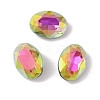 Glass Rhinestone Cabochons RGLA-L029-02B-VRLA-1