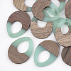 Resin & Walnut Wood Pendants LS-RESI-S358-05C-1