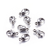 304 Stainless Steel Lobster Claw Clasps STAS-R050-15x9mm-1
