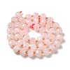 Natural Rose Quartz Beads Strands G-P508-A18-01-3