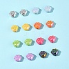 32Pcs UV Plating Acrylic Beads PACR-FS0001-04-7