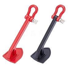 AHANDMAKER 2 Sets 2 Colors Alloy Capstan Ground Anchor FIND-GA0001-42