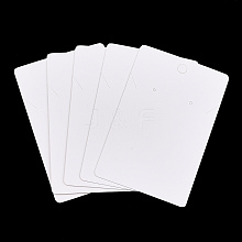Rectangle Paper One Pair Earring Display Cards with Hanging Hole CDIS-YW0001-04