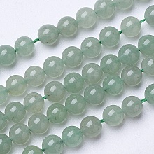 Natural Green Aventurine Beads Strands G-D855-09-10mm