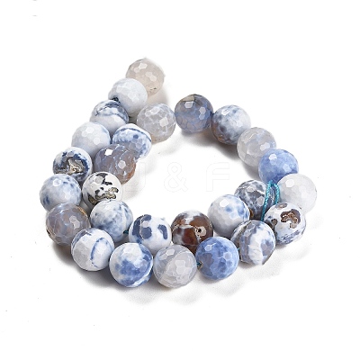Natural Fire Crackle Agate Beads Strands G-L595-A02-01K-1