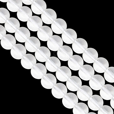 2 Strands Synthetic Quartz Crystal Beads Strands G-GO0001-28B-1