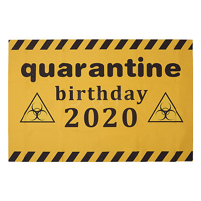 2020 Quarantine Birthday Decorations AJEW-GF0001-64A-1