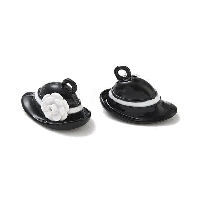 Spray Paint Alloy Pendants ENAM-K076-34A-1