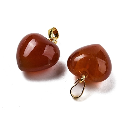 Natural Carnelian Pendants G-J386-H19-G-1