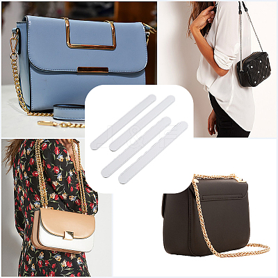 6Pcs Imitation Leather Bag Strap Padding PURS-CL0001-29A-1