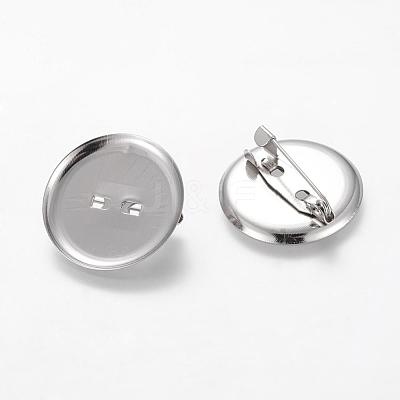 Iron Brooch Findings E04IY-P-1