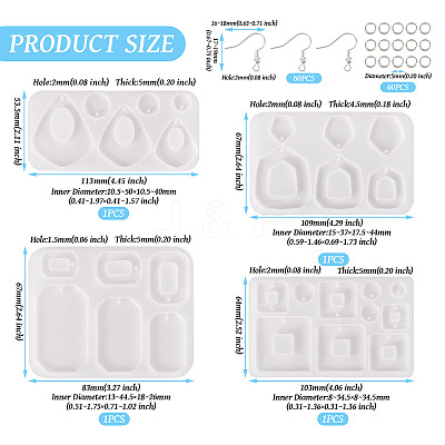 DIY Earring Making Kits DIY-TA0005-80-1