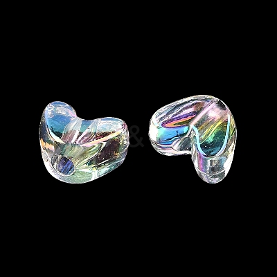 UV Plating Transparent Acrylic Beads MACR-F083-11C-1