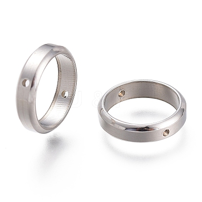 Non-Tarnish 201 Stainless Steel Bead Frames STAS-L262-05A-P-1