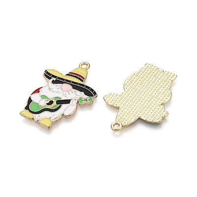 Alloy and Enamel Pendants ENAM-T021-20B-1