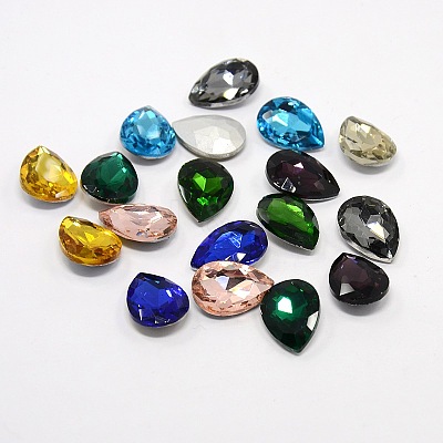 Glass Pointed Back Rhinestone RGLA-Q002-M-1