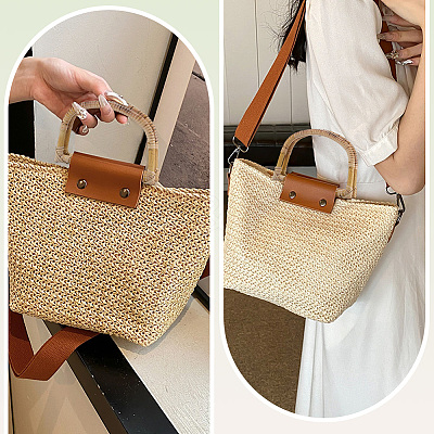 Rattan D Ring Bag Handles FIND-WH20009-86-1