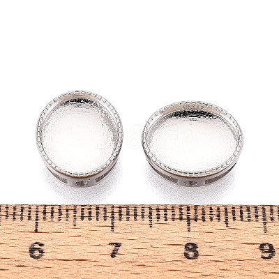 925 Sterling Silver Multi-Strand Link Cabochon Settings STER-N016-64P-1