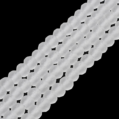 Transparent Glass Beads Strands EGLA-A044-T8mm-MD19-1