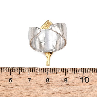 304 Stainless Steel Cuff Open Rings SA-CBV3037-03GP-01-1