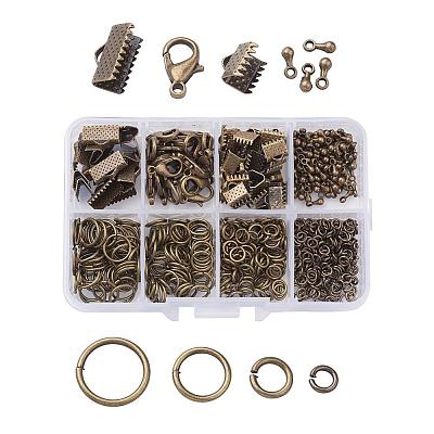 1Box Jewelry Findings 20PCS Alloy Lobster Claw Clasps FIND-X0001-AB-NF-B-1