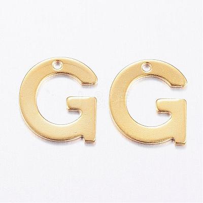 304 Stainless Steel Charms STAS-P141-G-1