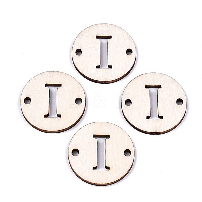 Unfinished Natural Poplar Wood Links Connectors WOOD-S045-140B-01I-1
