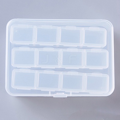 Plastic Bead Containers CON-L009-08-1