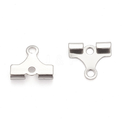 Tarnish Resistant 304 Stainless Steel Folding Crimp Ends LS-STAS-M250-02-1