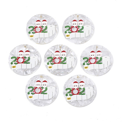 Cellulose Acetate(Resin) Pendants KY-S163-018-1