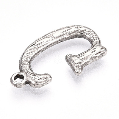304 Stainless Steel Pendants STAS-N117-01P-G-1