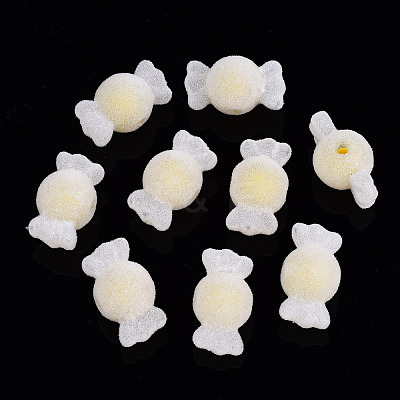 Flocky Acrylic Beads MACR-S275-26D-1