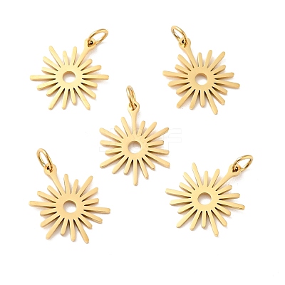 201 Stainless Steel Pendants STAS-E015-01G-1