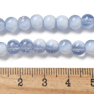 Crackle Glass Beads X1-GLAA-U001-6mm-14-1