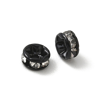 304 Stainless Steel Rhinestone Beads RB-CBAF591-01C-EB-1