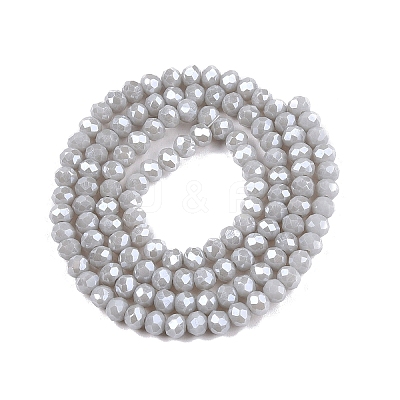 Electroplate Glass Beads Strands EGLA-A044-P3mm-A19-1