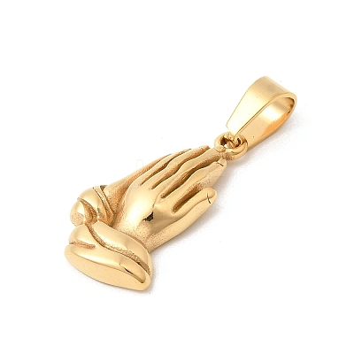 304 Stainless Steel Pendants STAS-G378-01G-1