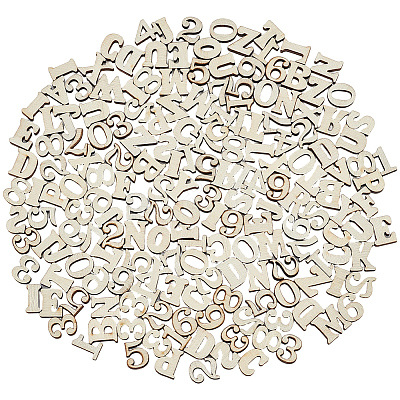 400Pcs 2 Styles Unfinished Wood Blocks WOOD-SP0001-80-1