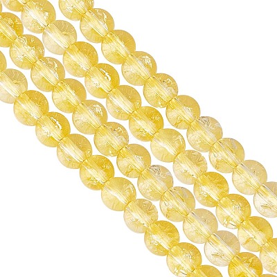 2 Strands Synthetic Citrine Beads Strands G-GO0001-26A-1