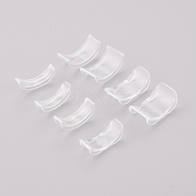 8Pcs 8 Sizes Plastic Invisible Ring Size Adjuster TOOL-H005-01-1