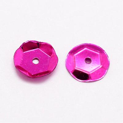 Plastic Paillette Beads PVC-A001-6mm-09-1