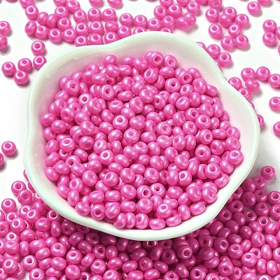 Baking Paint Luster Glass Seed Beads X1-SEED-B001-04A-05-1