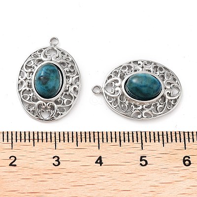 304 Stainless Steel Pendants STAS-L012-359A-P-1