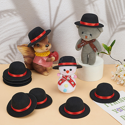 Eva & Cloth Craft Doll Hat DIY-WH0591-087A-1
