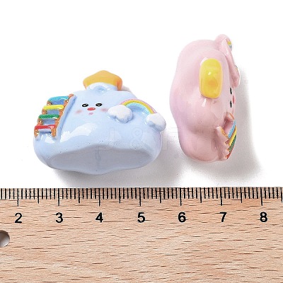 Resin 3D Rainbow Ladder Cloud Display Decorations RESI-K035-13-1