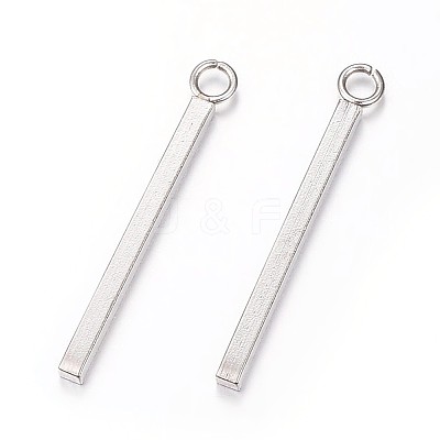 Tarnish Resistant 304 Stainless Steel Pendants STAS-P186-05P-33mm-1